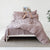 Dusty Rose Linen Duvet Set
