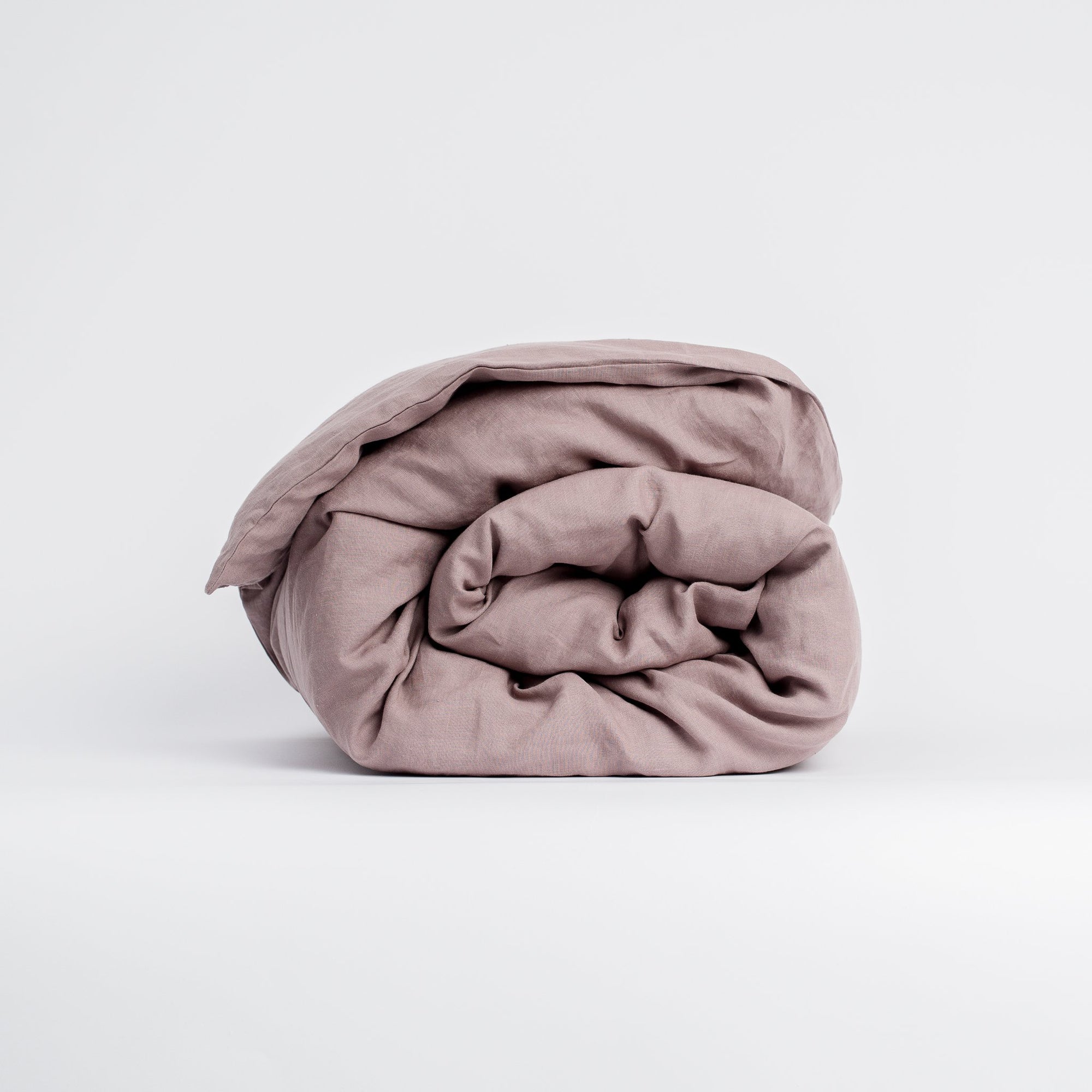 Dusty Rose Linen Duvet