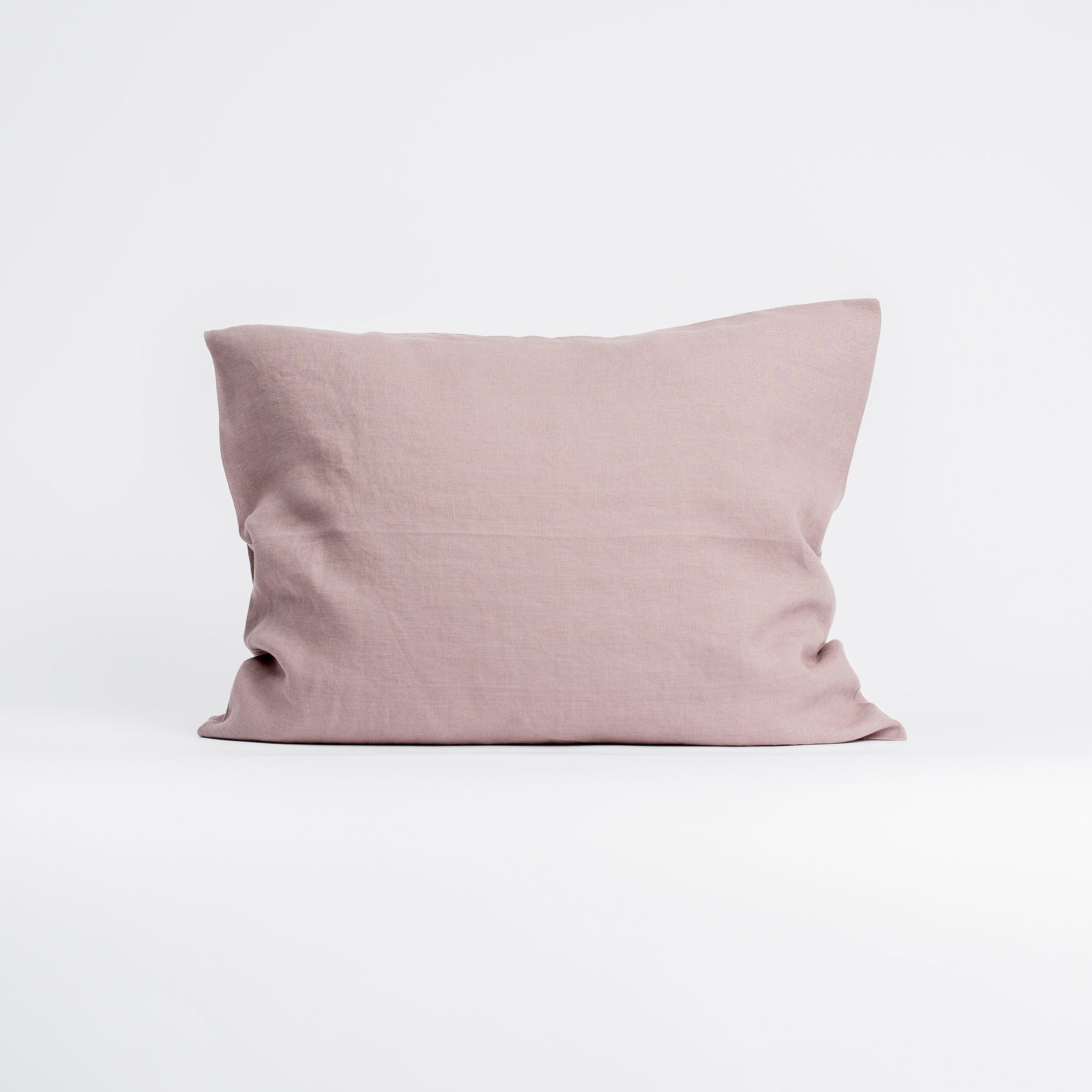 Dusty Rose Linen Pillow Case