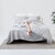Light Grey Linen Duvet Set