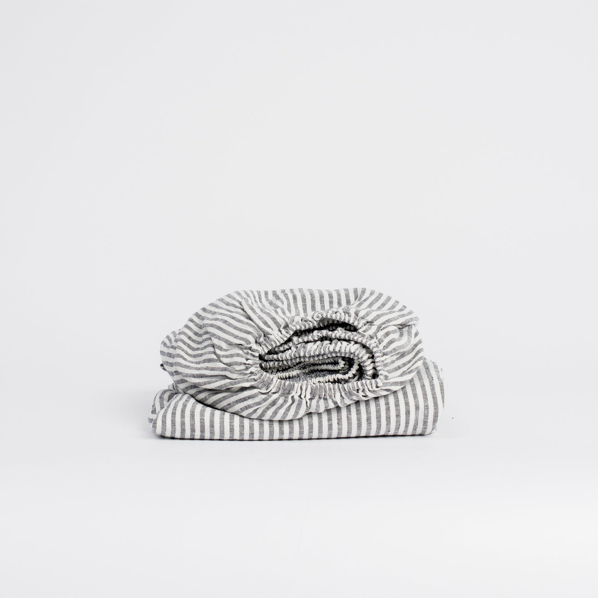 Stripe Linen Fitted Sheet